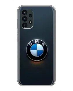 Чехол для Samsung Galaxy A13 (4G) с картинкой «Логотип BMW — минимализм»