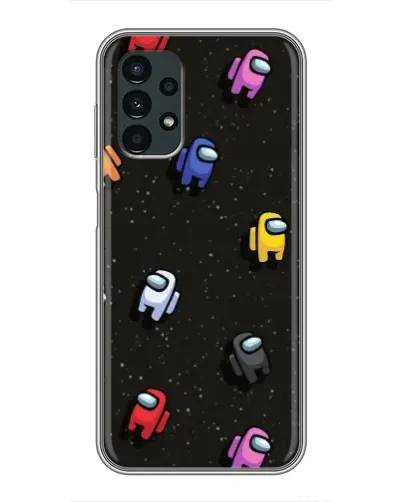 Чехол для Samsung Galaxy A13 (4G) с картинкой «Космический паттерн Among Us» Чехол для Samsung Galaxy A13 (4G) с картинкой «Космический паттерн Among Us»