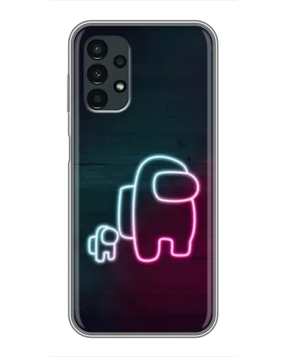 Чехол для Samsung Galaxy A13 (4G) с картинкой «Among Us неон-арт» Чехол для Samsung Galaxy A13 (4G) с картинкой «Among Us неон-арт»