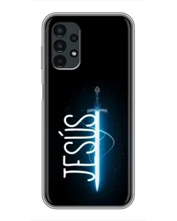 Чехол для Samsung Galaxy A13 (4G) с картинкой «Меч Духа Jesus»