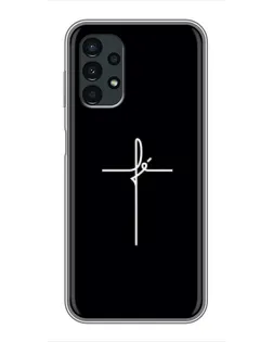 Чехол для Samsung Galaxy A13 (4G) с картинкой «Тонкий крест» Чехол для Samsung Galaxy A13 (4G) с картинкой «Тонкий крест»