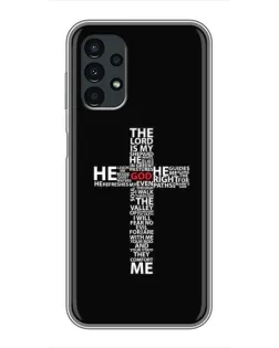Чехол для Samsung Galaxy A13 (4G) с картинкой «Текстовый крест» Чехол для Samsung Galaxy A13 (4G) с картинкой «Текстовый крест»