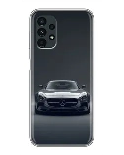 Чехол для Samsung Galaxy A13 (4G) с картинкой «Mercedes на черном»