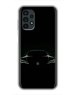 Чохол для Samsung Galaxy A13 (4G) з картинкою «Mercedes — силует авто» Чохол для Samsung Galaxy A13 (4G) з картинкою «Mercedes — силует авто»