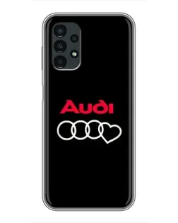 Чохол для Samsung Galaxy A13 (4G) з картинкою «Логотип Audi Heart»