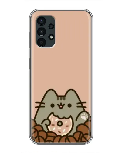 Чехол для Samsung Galaxy A13 (4G) с картинкой «Кофейный Пушин»