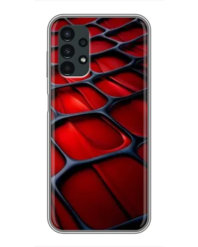 Чехол для Samsung Galaxy A13 (4G) с картинкой «Красная глянцевая сетка» Чехол для Samsung Galaxy A13 (4G) с картинкой «Красная глянцевая сетка»