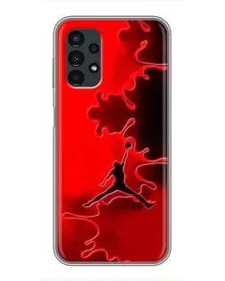 Чехол для Samsung Galaxy A13 (5G) с картинкой «Jordan Red Smoke»
