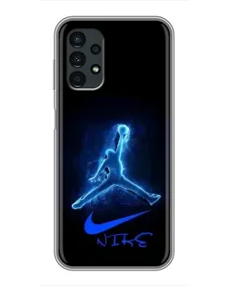 Чехол для Samsung Galaxy A13 (5G) с картинкой «Jordan Neon Blue»