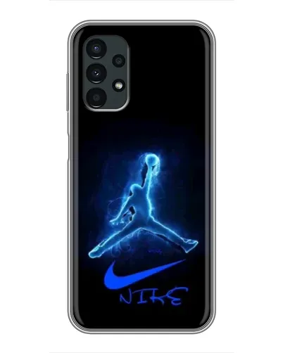 Чехол для Samsung Galaxy A13 (5G) с картинкой «Jordan Neon Blue»