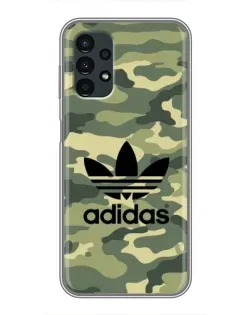Чехол для Samsung Galaxy A13 (5G) с картинкой «Милитари стиль Adidas»