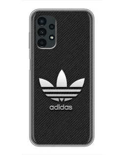 Чехол для Samsung Galaxy A13 (5G) с картинкой «Adidas Карбоновая текстура»