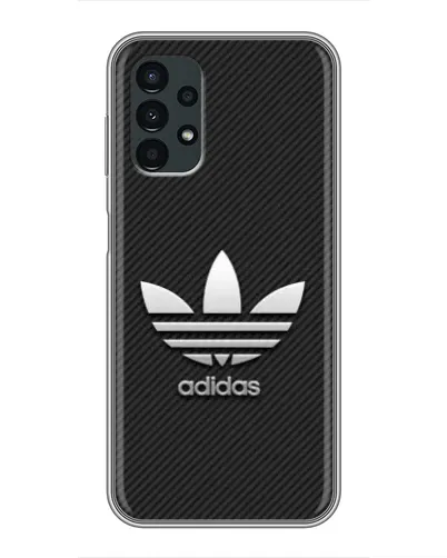 Чехол для Samsung Galaxy A13 (5G) с картинкой «Adidas Карбоновая текстура»