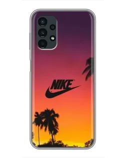 Чехол для Samsung Galaxy A13 (5G) с картинкой «Nike на закате солнца»