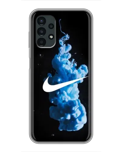 Чехол для Samsung Galaxy A13 (5G) с картинкой «Nike и синий дым» Чехол для Samsung Galaxy A13 (5G) с картинкой «Nike и синий дым»