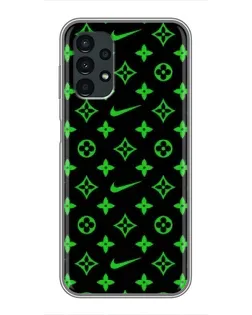 Чехол для Samsung Galaxy A13 (5G) с картинкой «Неоновый принт LV»