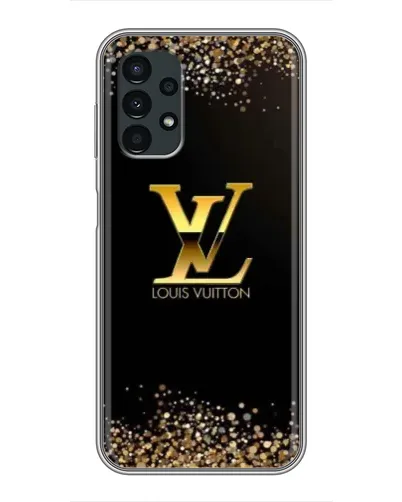 Чехол для Samsung Galaxy A13 (5G) с картинкой «LV — золотые искры»