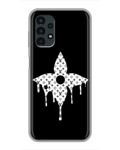 Чехол для Samsung Galaxy A13 (5G) с картинкой «Цветочная монограмма»