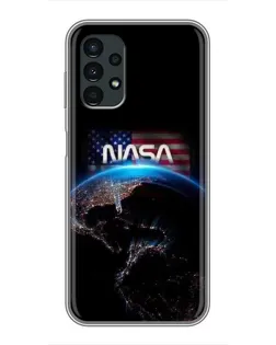 Чехол для Samsung Galaxy A13 (5G) с картинкой «Земля из космоса NASA»