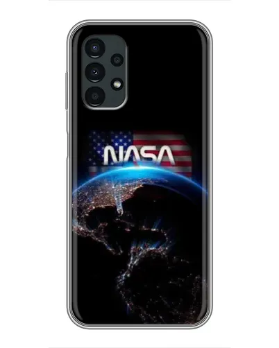 Чехол для Samsung Galaxy A13 (5G) с картинкой «Земля из космоса NASA»