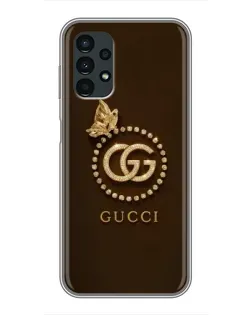 Чехол для Samsung Galaxy A13 (5G) с картинкой «Gucci — золотая бабочка»