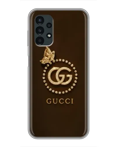 Чехол для Samsung Galaxy A13 (5G) с картинкой «Gucci — золотая бабочка»