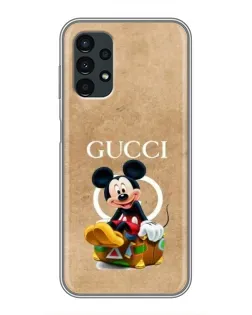 Чехол для Samsung Galaxy A13 (5G) с картинкой «Микки Маус Gucci — крафт»