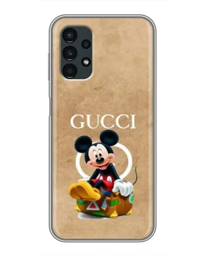 Чехол для Samsung Galaxy A13 (5G) с картинкой «Микки Маус Gucci — крафт»