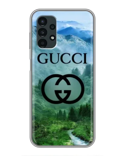 Чехол для Samsung Galaxy A13 (5G) с картинкой «Gucci — горный пейзаж»