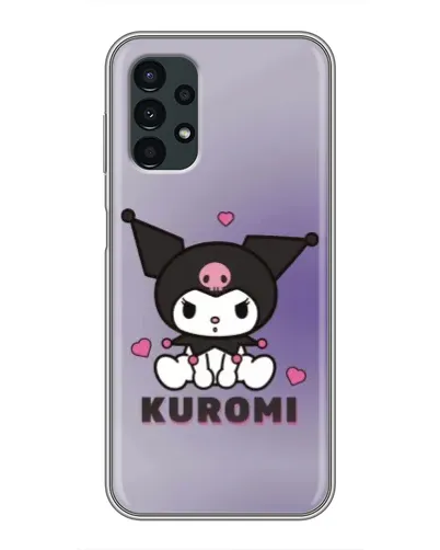 Чехол для Samsung Galaxy A13 (5G) с картинкой «Kuromi — фиолетовый арт»