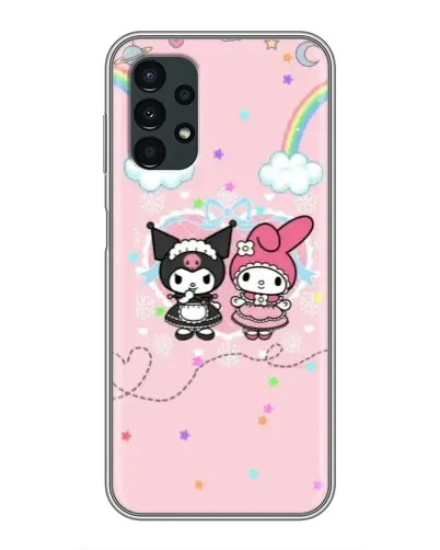 Чехол для Samsung Galaxy A13 (5G) с картинкой «My Melody и Kuromi»