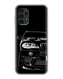 Чехол для Samsung Galaxy A13 (5G) с картинкой «Темный силуэт BMW»