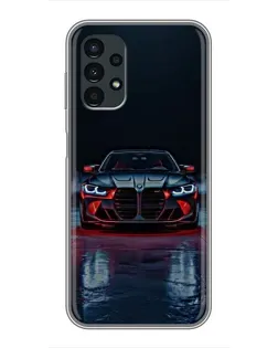 Чехол для Samsung Galaxy A13 (5G) с картинкой «BMW на мокрой дороге»
