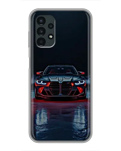 Чехол для Samsung Galaxy A13 (5G) с картинкой «BMW на мокрой дороге»
