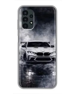 Чехол для Samsung Galaxy A13 (5G) с картинкой «BMW сквозь туман»
