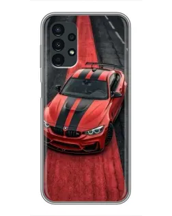 Чехол для Samsung Galaxy A13 (5G) с картинкой «BMW на красной дорожке»