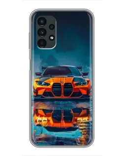 Чохол для Samsung Galaxy A13 (5G) з картинкою «BMW — золота емблема»