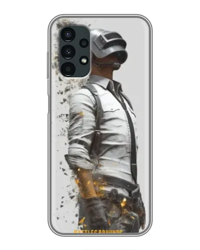 Чехол для Samsung Galaxy A13 (5G) с картинкой «PUBG — боец в пыли»