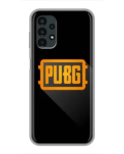 Чехол для Samsung Galaxy A13 (5G) с картинкой «PUBG — рамка лого»