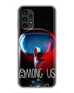Чехол для Samsung Galaxy A13 (5G) с картинкой «Красный импостер — макро» Чехол для Samsung Galaxy A13 (5G) с картинкой «Красный импостер — макро»