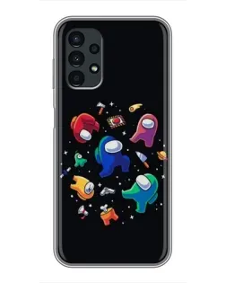 Чехол для Samsung Galaxy A13 (5G) с картинкой «Among Us космос»