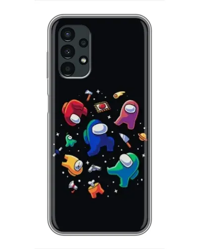 Чехол для Samsung Galaxy A13 (5G) с картинкой «Among Us космос»