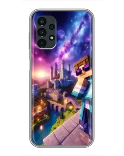Чехол для Samsung Galaxy A13 (5G) с картинкой «Стив и космос» Чехол для Samsung Galaxy A13 (5G) с картинкой «Стив и космос»