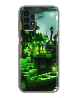Чехол для Samsung Galaxy A13 (5G) с картинкой «Minecraft лесной пейзаж» Чехол для Samsung Galaxy A13 (5G) с картинкой «Minecraft лесной пейзаж»