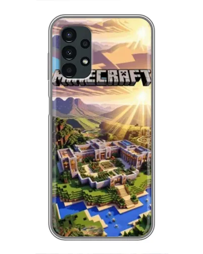 Чехол для Samsung Galaxy A13 (5G) с картинкой «Minecraft панорама»