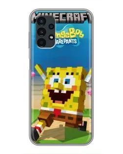 Чохол для Samsung Galaxy A13 (5G) з картинкою «Губка Боб Minecraft» Чохол для Samsung Galaxy A13 (5G) з картинкою «Губка Боб Minecraft»