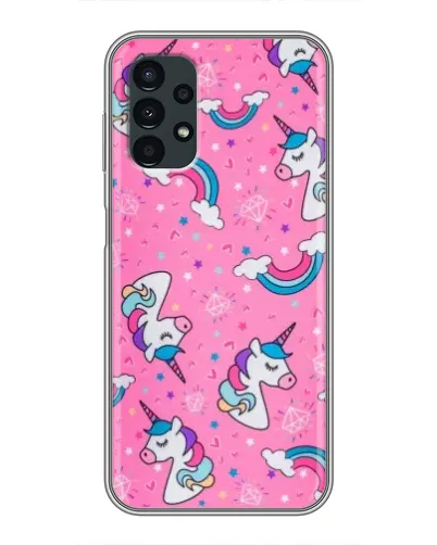 Чехол для Samsung Galaxy A13 (5G) с картинкой «Unicorn паттерн розовый» Чехол для Samsung Galaxy A13 (5G) с картинкой «Unicorn паттерн розовый»