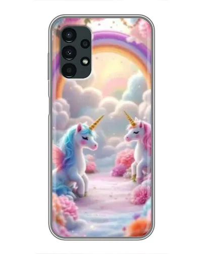 Чехол для Samsung Galaxy A13 (5G) с картинкой «Радуга и единороги» Чехол для Samsung Galaxy A13 (5G) с картинкой «Радуга и единороги»