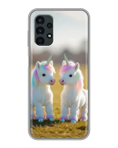 Чехол для Samsung Galaxy A13 (5G) с картинкой «Пара единорогов» Чехол для Samsung Galaxy A13 (5G) с картинкой «Пара единорогов»