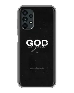 Чехол для Samsung Galaxy A13 (5G) с картинкой «GOD — Бог над всем»
